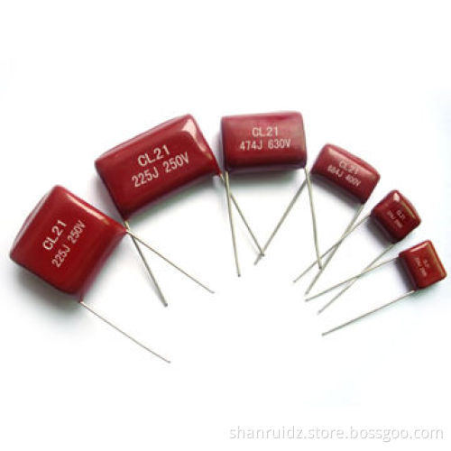 Hot metal polyester film capacitor, 250V, 225J, RoHS controlled